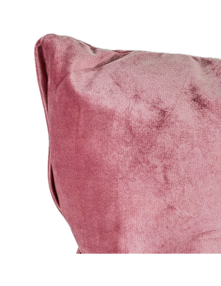 Cojín 45x45cm velvet palo rosa