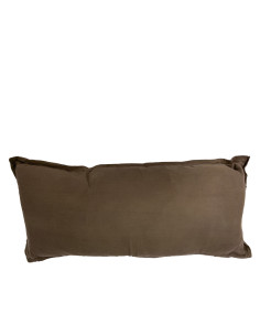 Cojín 45x100cm gasa algodón café