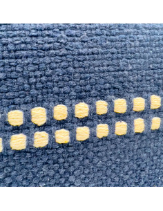 Cojín 30x50cm líneas azul 2