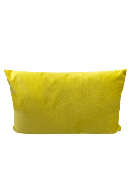 Cojín 30x50cm velvet limón verde