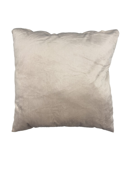 Cojín 45x45cm velvet gris
