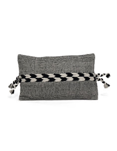 Cojín 30x50cm boho BN