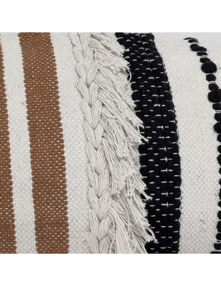 Cojín 30x70cm boho flecos