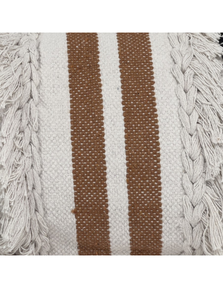 Cojín 30x70cm boho flecos