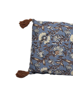 Cojín 50x30cm print celeste 2