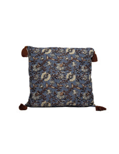 Cojín 45x45cm print celeste