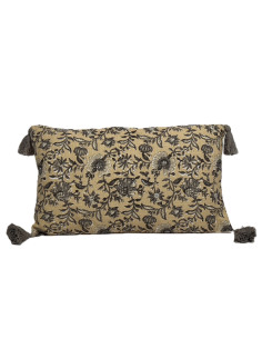 Cojín 50x30cm print crema