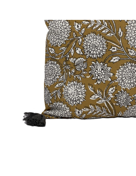 Cojín 45x45cm print amarillo