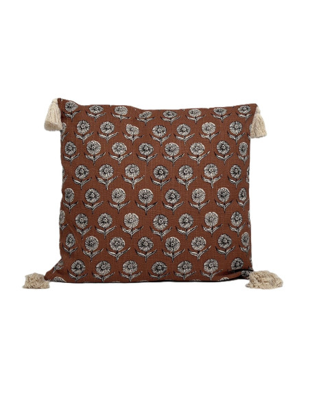 Cojín 45x45cm print naranjo