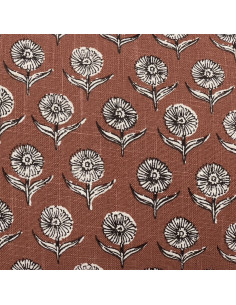 Cojín 50x30cm print naranjo 2