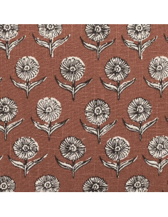 Cojín 45x45cm print naranjo 2