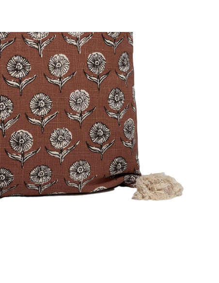 Cojín 45x45cm print naranjo