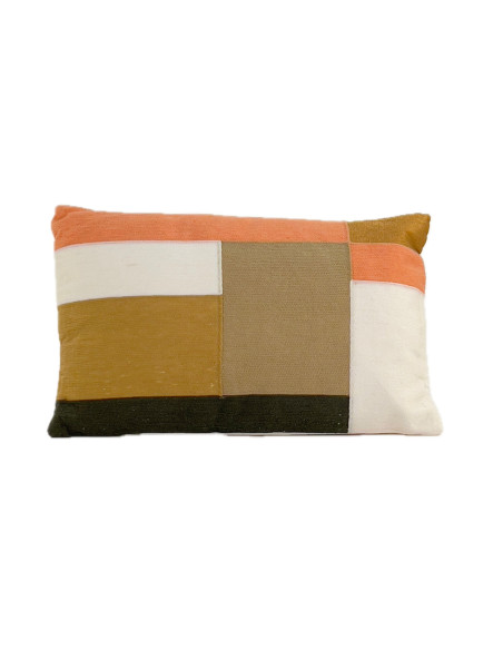 Cojín 30x50cm bordado abstracto