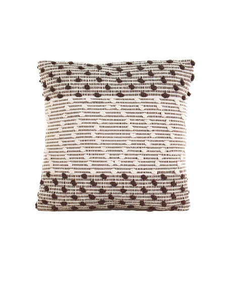 Cojín 45x45cm rombos puntos