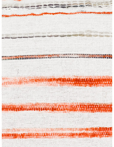 Cojín Bicolor Naranjo Con Borlas 45x45cm - Decoración Hogar