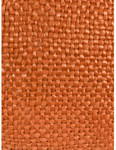 Cojín 40x40cm naranjo con borlas 2