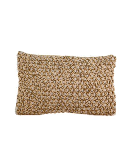 Cojín 30x50cm pet tejido beige