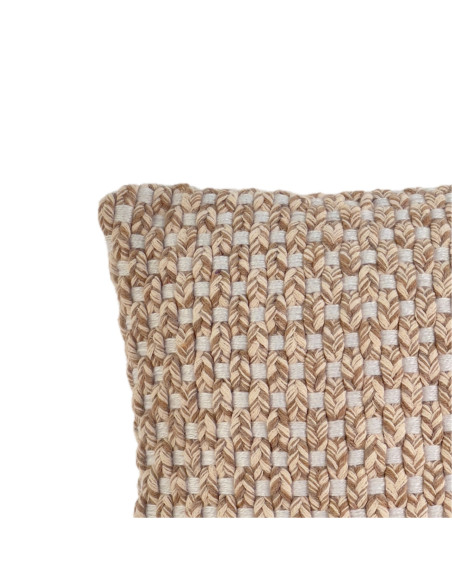 Cojín 30x50cm pet tejido beige