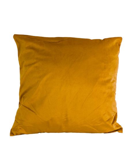 Cojín 45x45cm velvet mostaza oscuro