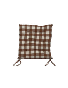 Cojín 40x40cm rojo silla cuadros