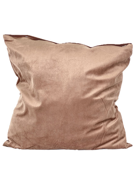 Cojín 45x45cm velvet café