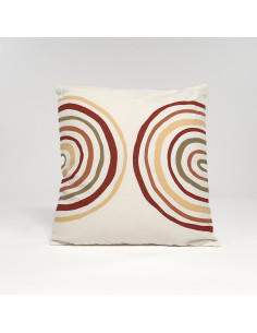 Cojín 45x45cm arcoiris doble