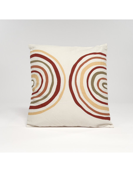 Cojín 45x45cm arcoiris doble