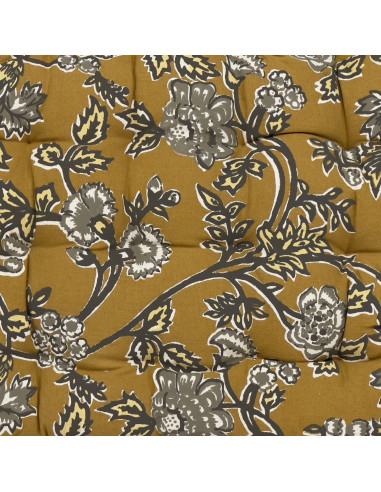 Cojín Print Amarillo Silla 40x40cm - Textil Hogar Moderno