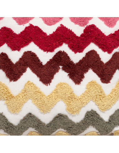 Cojín Infantil Zigzag Verde 40x40cm - Textil Hogar