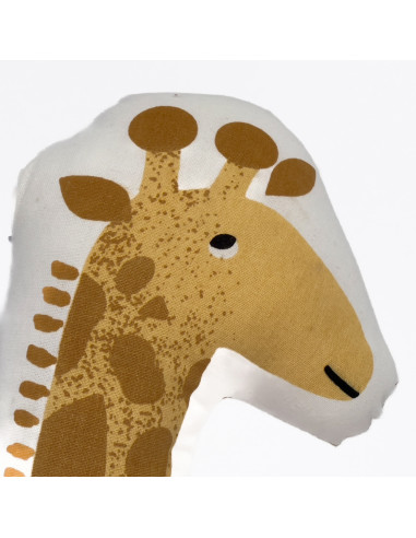 Cojín Infantil Jirafa 26x48cm - Algodón y Poliéster