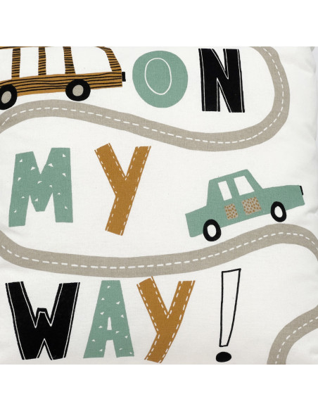 Cojín 45x45cm kids on my way