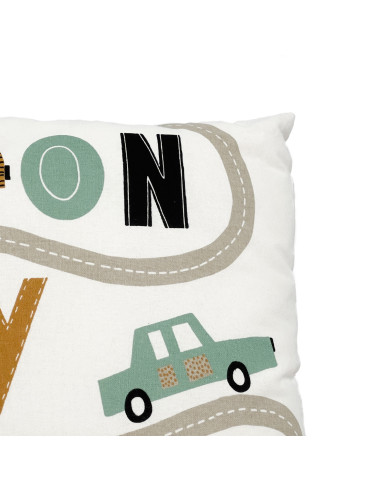 Cojín Kids On My Way 45x45cm - Textil Hogar Infantil