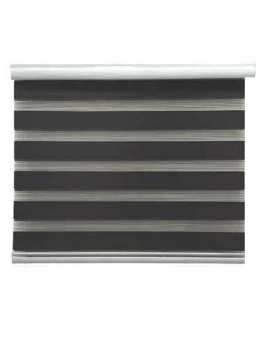 Cortina Roller Duo Café 120x180cm - Regulable y Translúcida