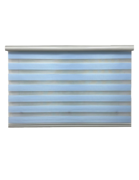 Cortina roller 150x180cm duo azul b606