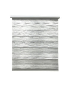 Cortina roller 100x180cm duo jasp. plata cl98182