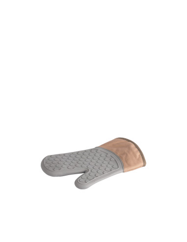 Guante de Cocina de Silicona Bicolor Rosa/Gris 27 cm