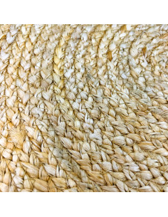 Individual 38x38cm yute redondo 2