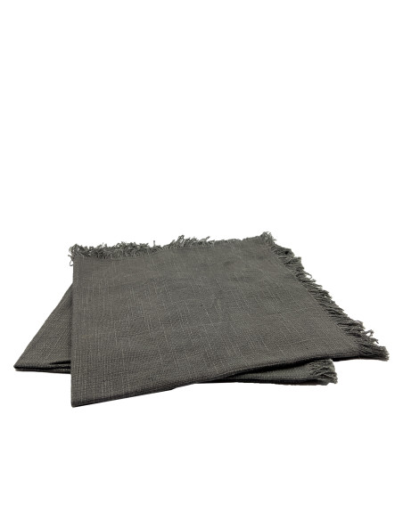 Set 2 Servilletas Gris 45x45cm
