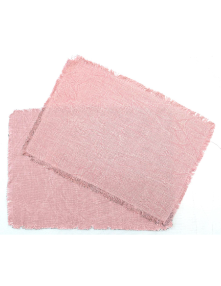 Set 2 Individuales 30x45cm rosado