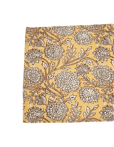 Individual Estampado Floral Crudo 33x45 cm - Textil Comedor