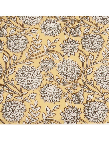 Individual Estampado Floral Crudo 33x45 cm - Textil Comedor