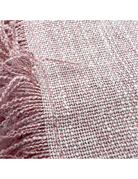 Mantel Slub rosa 135x180cm