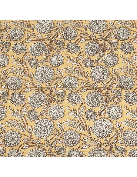 Mantel flower print crudo 200x135cm