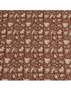 Mantel flower print rojo 150x250cm 2