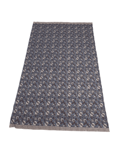 Mantel flower print azul 150x250cm