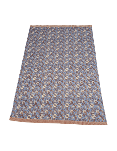 Mantel flower print azul 200x135cm