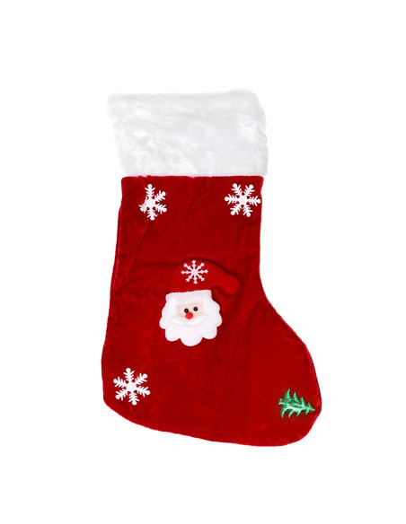 Bota navidad pascuero 34x21cm