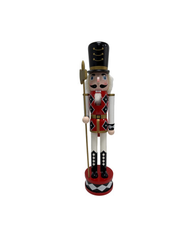 Cascanueces De Madera 60 Cm - Decoración Navideña Elegante