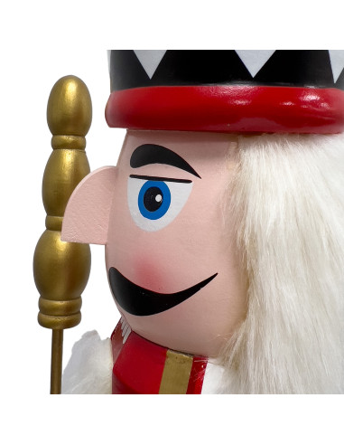 Cascanueces De Madera 60 Cm - Decoración Navideña Elegante