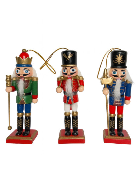 Cascanueces madera 12,5cm 3pcs